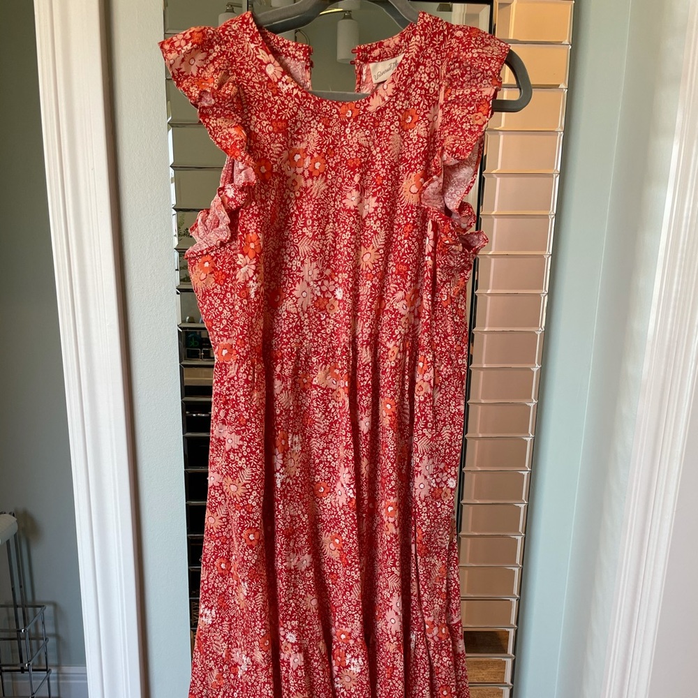 MIDI flower spring dress